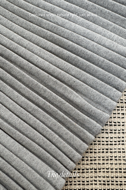 Soft Pleat • Korean Chic Wool A-Line Mini Skirt