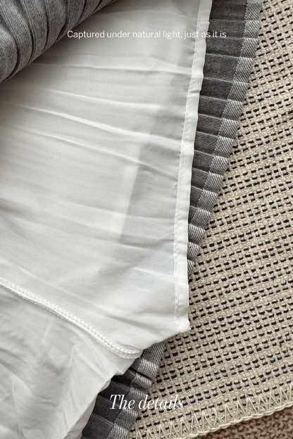 Soft Pleat • Korean Chic Wool A-Line Mini Skirt