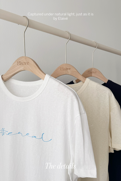 Soft Script • Relaxed Tee