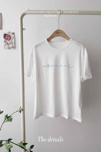 Soft Script • Relaxed Tee