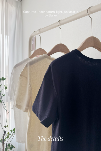Soft Script • Relaxed Tee