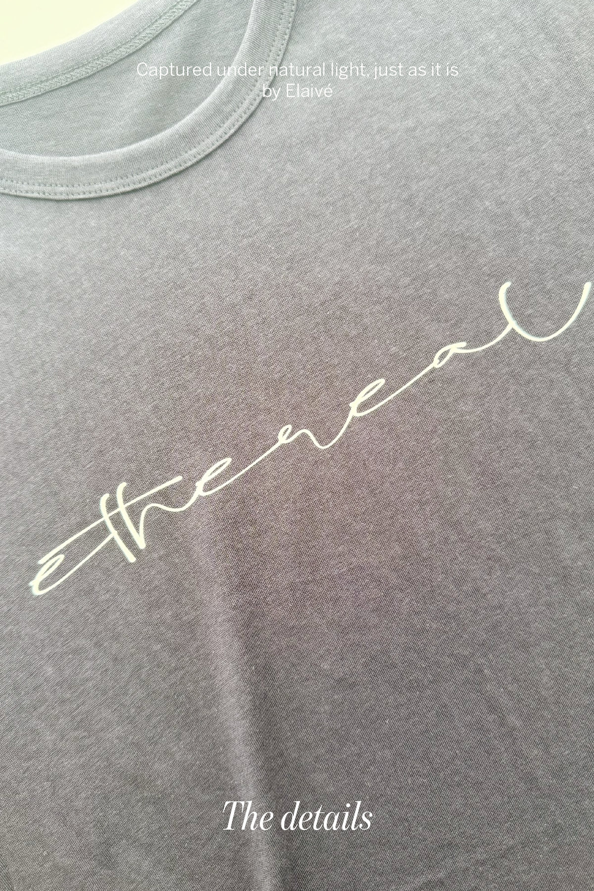 Soft Script • Relaxed Tee