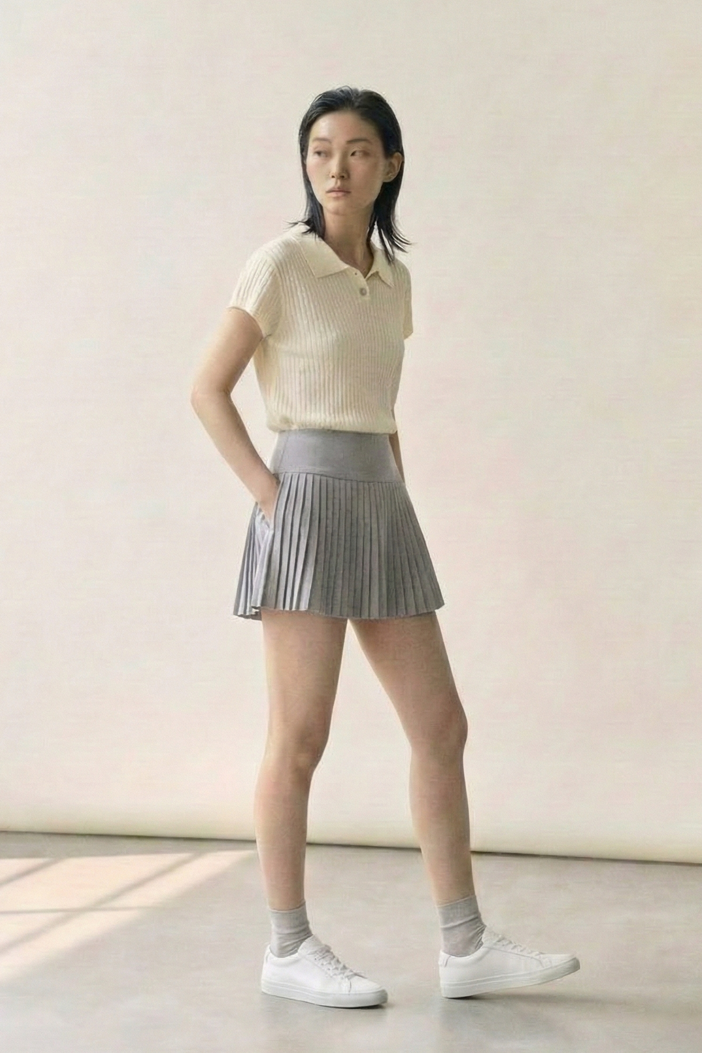 Soft Whisper • Sheer Knit Top