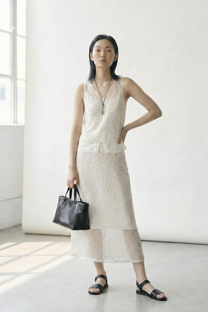 Sweet Dots • Korean-Style Two-Piece Set