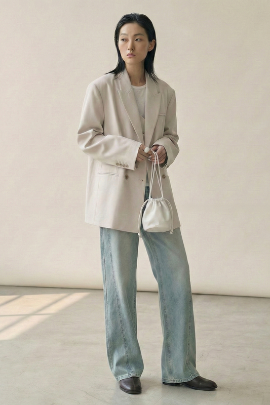 Urban Muse • Korean-Style Halter Blazer Set