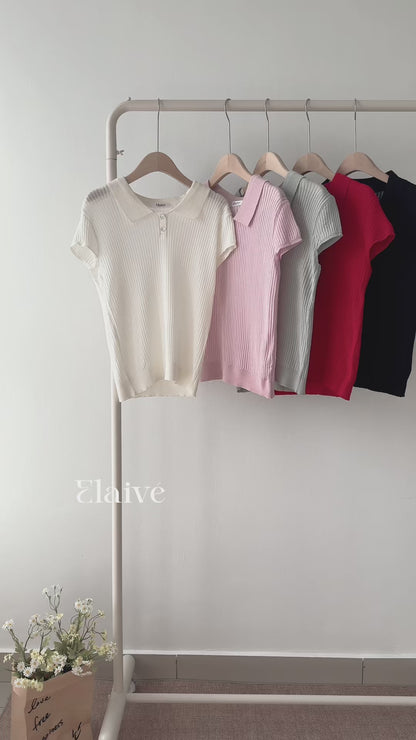 Soft Whisper • Sheer Knit Top