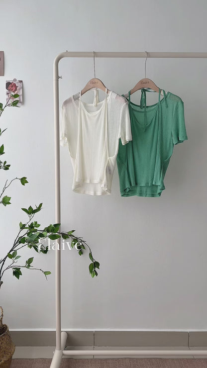 Airy Drape • Halter Top