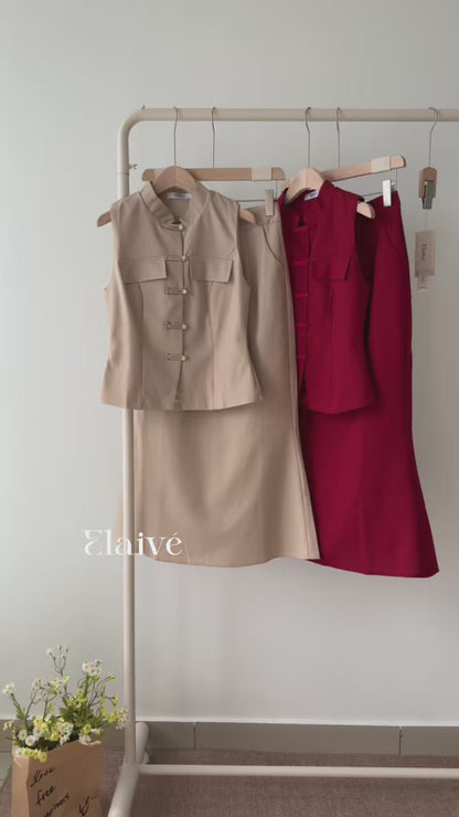 Urban Ritual • Neo-Chinese Mermaid Midi Set