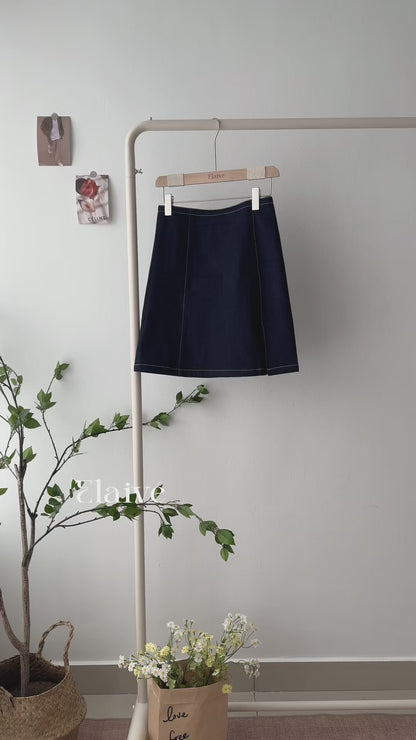 Midnight Ease • Split Hem Skirt